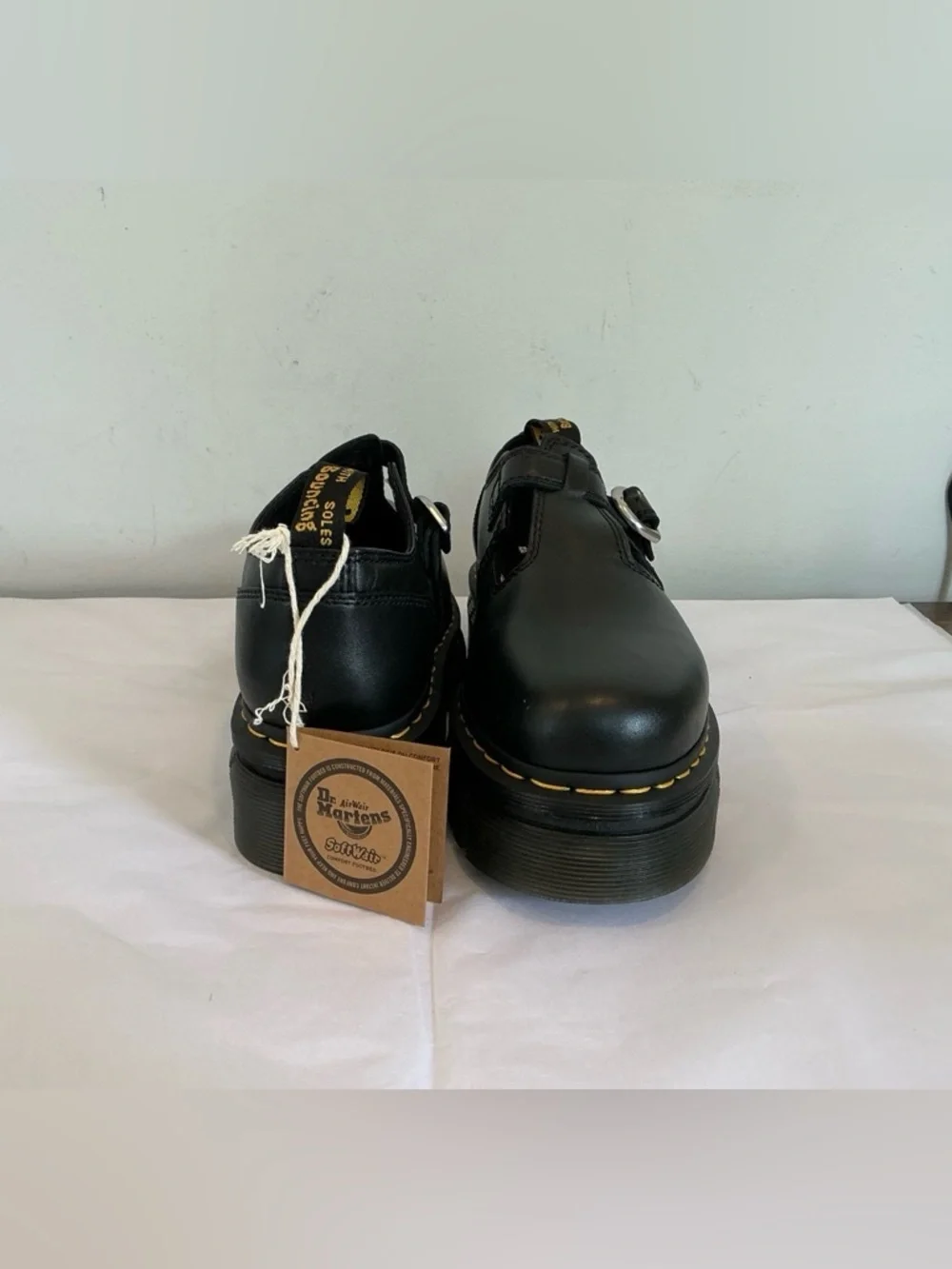 Dr. Martens AUDRICK NAPPA LUX PLATFORM MARY JANE SHOES